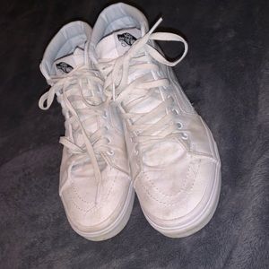 White High Top Vans